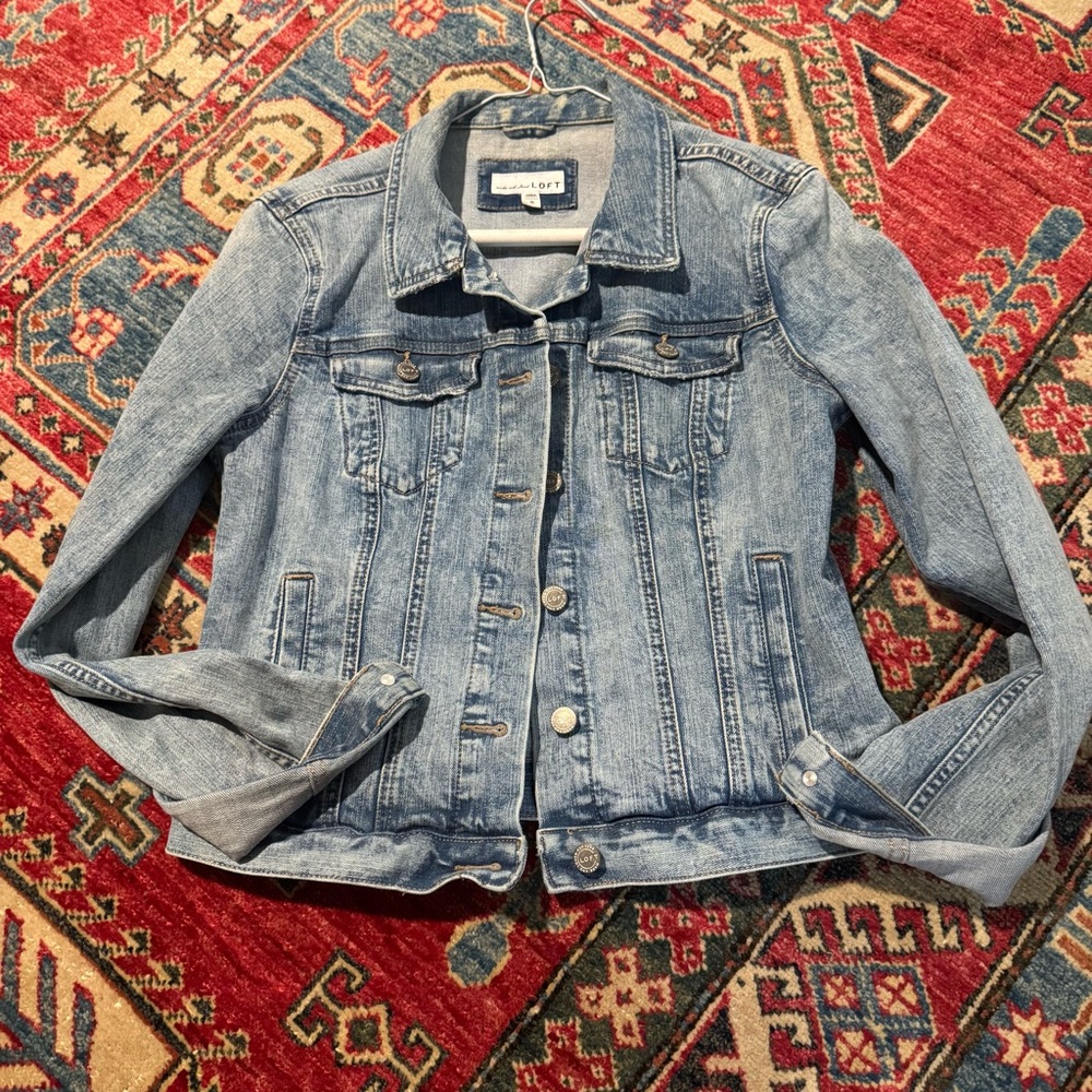 LOFT Light Blue Jean Jacket